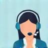 Headset icon for dedicated support